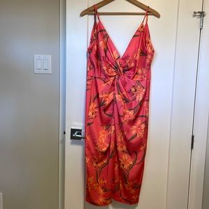 Beautiful pink floral dress